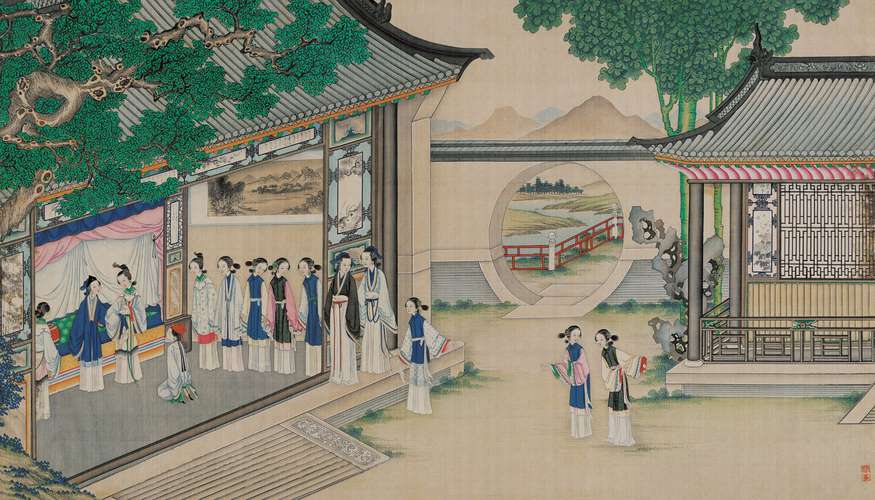 西元16441911年清曹素功御制耕织图诗一耘墨