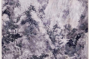 仿吴仲圭山水图